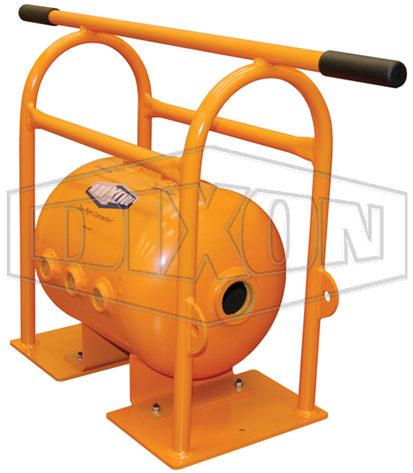 ASME Air Tank Receiver Manifold with Protective Frame